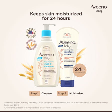 Aveeno Baby Soothing Relief Moisture Cream - 227g