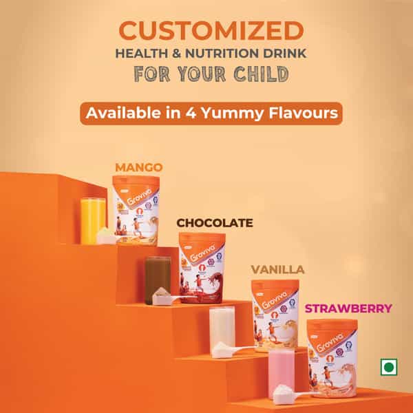Groviva Mango Child Nutrition Drink Jar Of 400 G