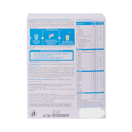Prohance D Diabetes Care Vanilla Flavour Powder Refill 200 Gm