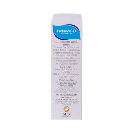 Prohance D Diabetes Care Vanilla Flavour Powder Refill 200 Gm