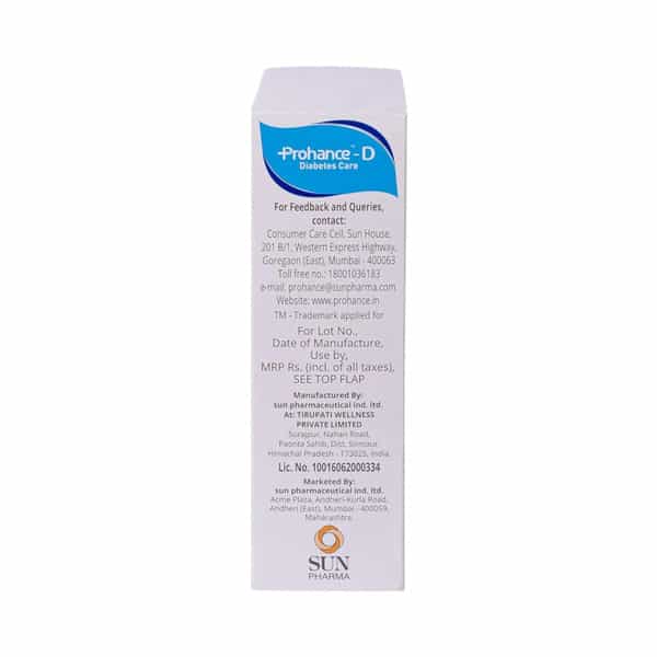 Prohance D Diabetes Care Vanilla Flavour Powder Refill 200 Gm
