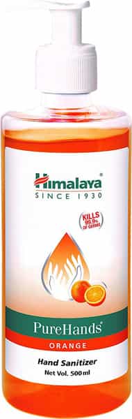 Himalaya Purehands Orange Hand Sanitizer 500Ml