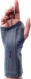 Tynor Elastic Wrist Splint Grey Left Small 1 Unit