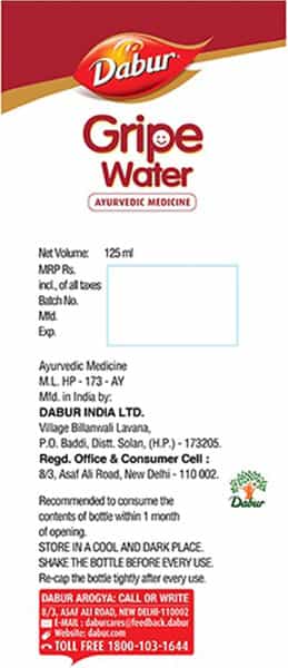 Dabur Gripe Water 125Ml