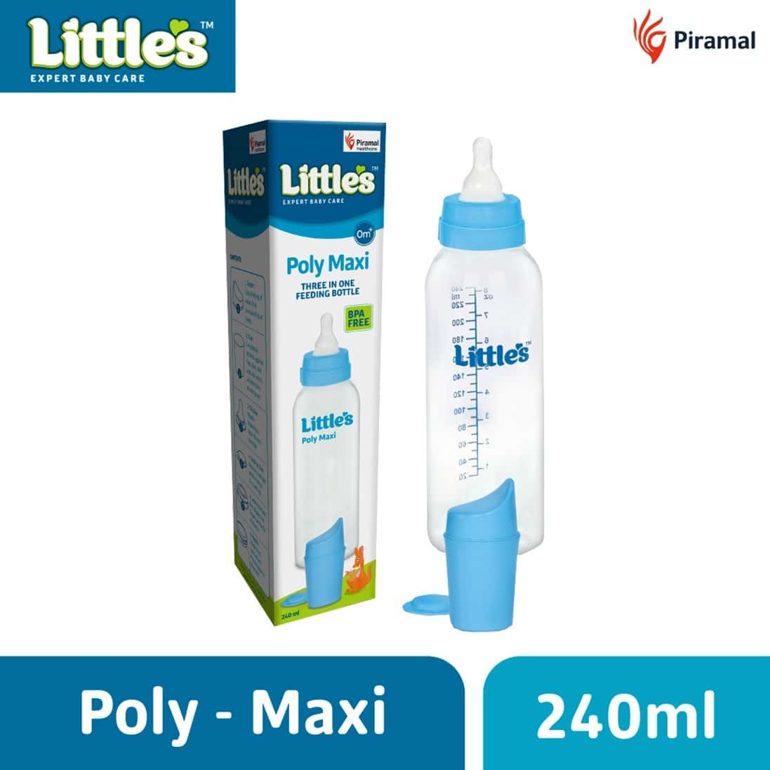 Buy LITTLE'S POLY MAXI FEEDING BOTTLE 