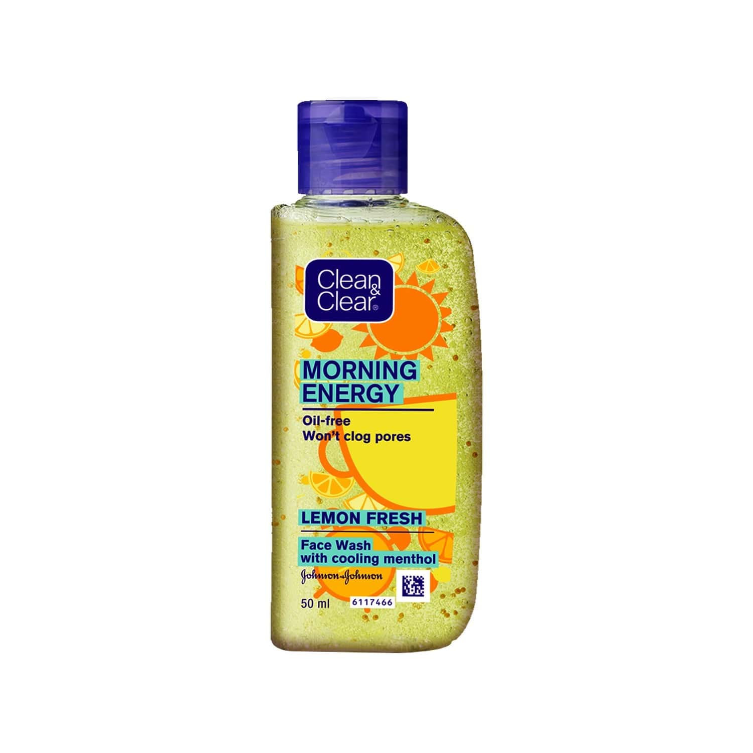 Buy CLEAN AND CLEAR MORNING ENERGY FACE WASH ENERGING LEMON 50ML Online