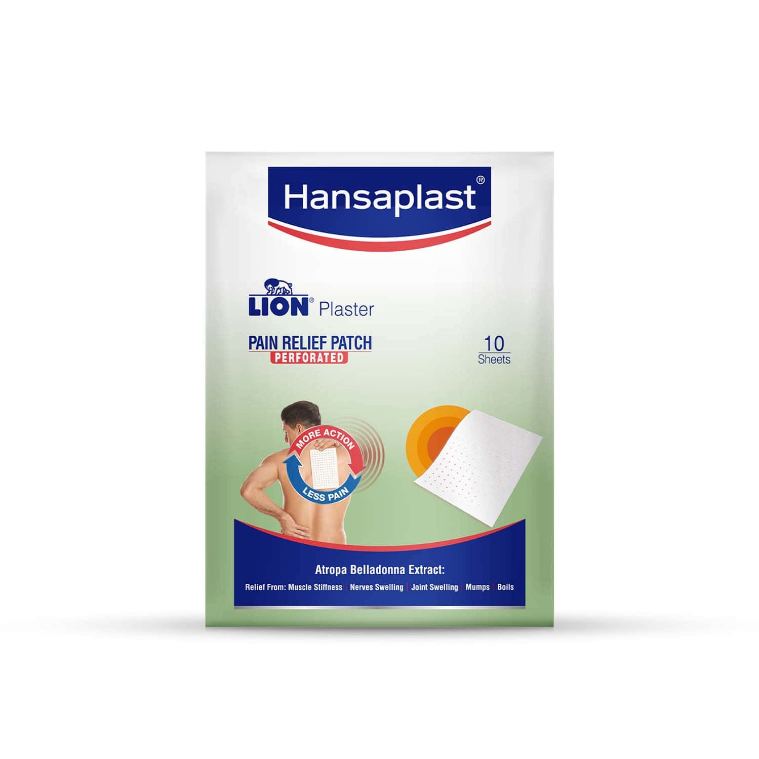 Hansaplast Lion Belladonna Plaster Packet Of 10