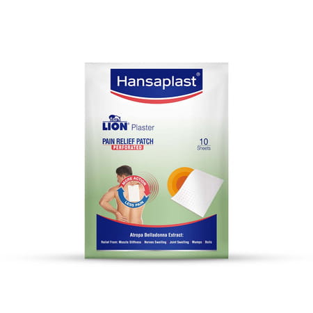 Hansaplast Lion Belladonna Plaster Packet Of 10