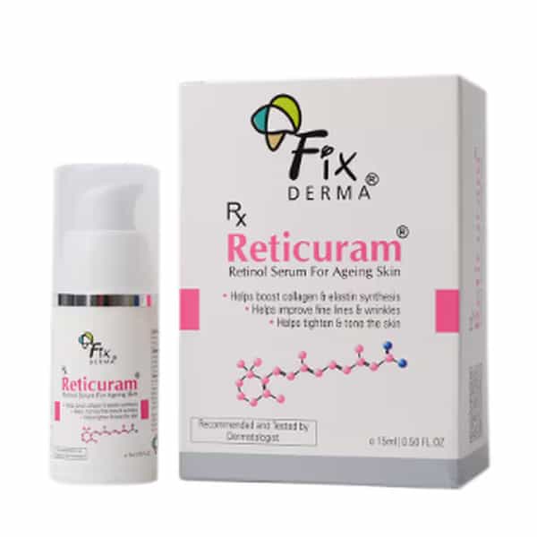Fixderma 0.05% Pure Retinol Reticuram Face Serum For Anti Aging - 15Ml