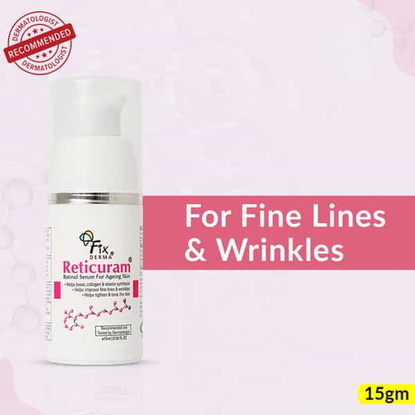 Fixderma 0.05% Pure Retinol Reticuram Face Serum For Anti Aging - 15Ml