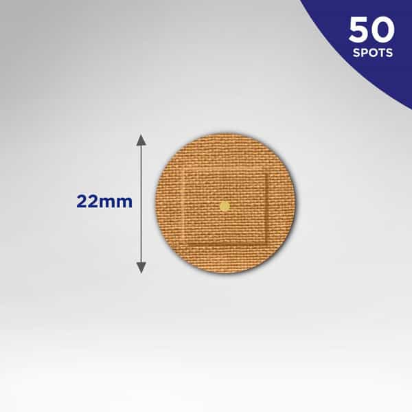 Hansaplast Antiseptic Spot Bandage For Cuts & Wounds | Breathable | Kids & Adults | Jar 50 Strips