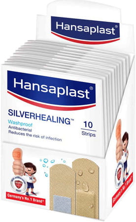 Hansaplast Silverhealing Washproof - 10 Strips