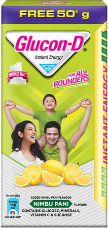 Glucon-D Nimbu Pani Instant Energy Powder Box Of 125 G