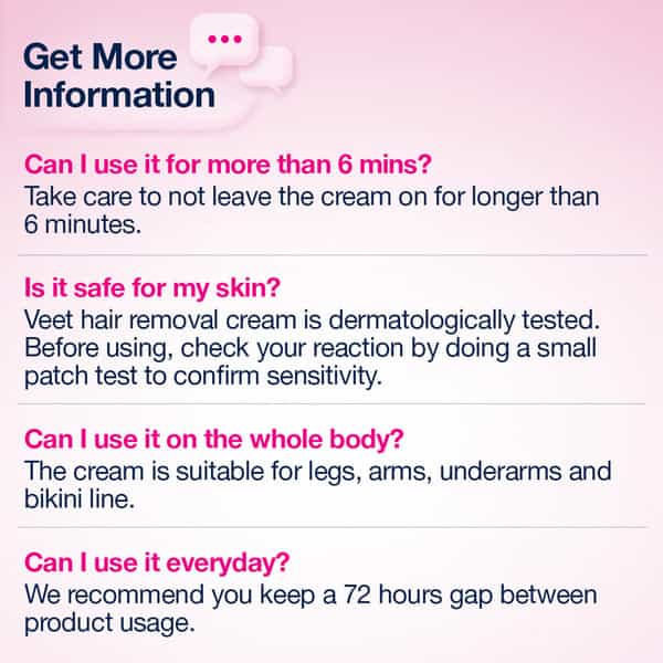 Veet Hair Removal Cream Dry Skin Tube Of 30 G