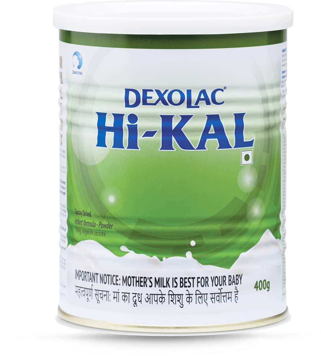 Dexolac Hi Kal | Infant Formula | Powder | Tin 400 Gm