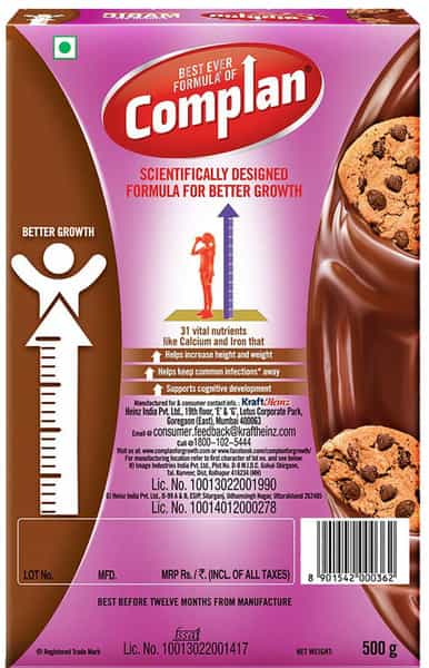 Complan Magic Chocolate Nutrition Drink Refill Of 500 G