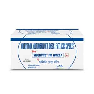 Multivite Fm Omega Multivitamin With Multiminerals Supports Energy & Stamina Recovery 30 Tablets