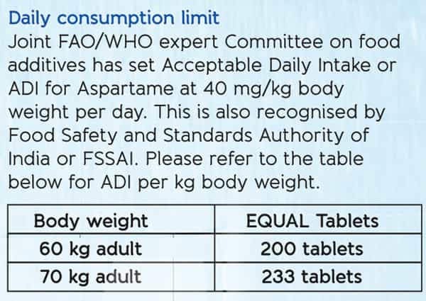 Equal Sugar Control Sweetner 300 Tablets