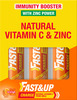 Fast&Up Charge Vitamin C & Zinc Effervescent Tablets With Natural Amla -Orange Flavour (60 Tablets)
