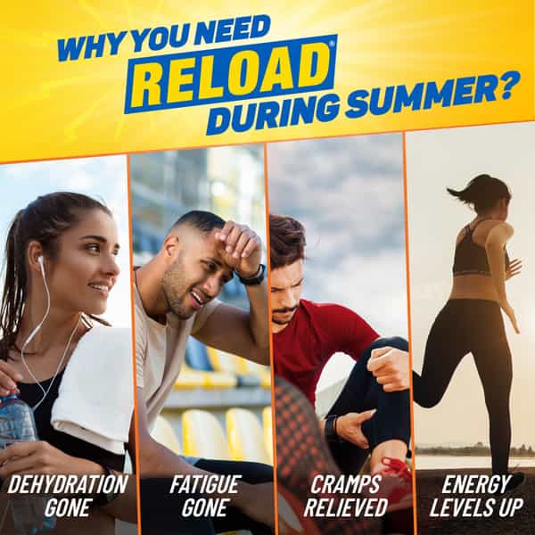 Fast&Up Reload Hydration With Electrolytes- 20 Effervescent Tablets -Lime&Lemon
