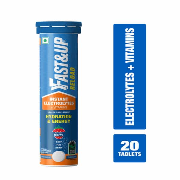 Fast&Up Reload Berry Effervescent Tablets Strip Of 80