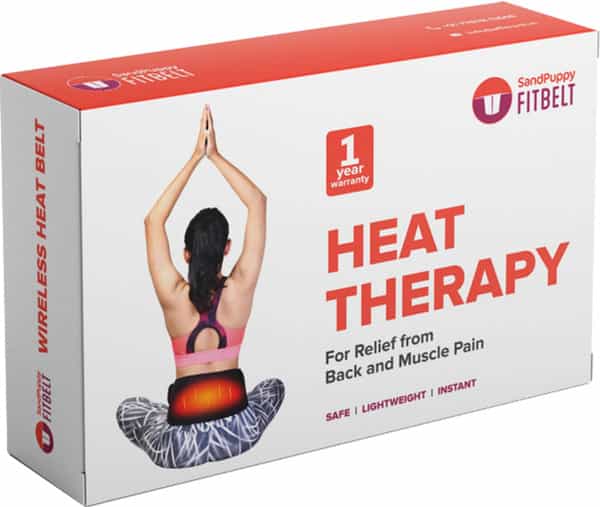 Sandpuppy Fitbelt - Portable And Wireless Heating Pad For Back Pain Relief