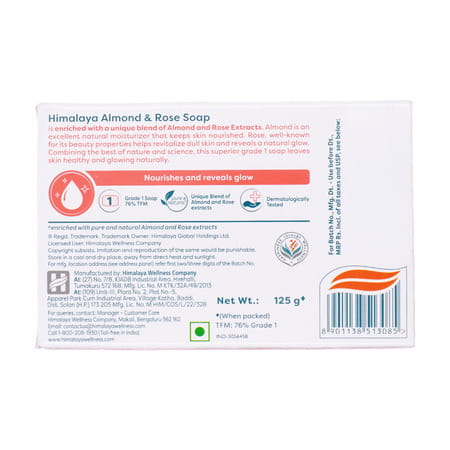 Himalaya Almond & Rose Soap 125Gm