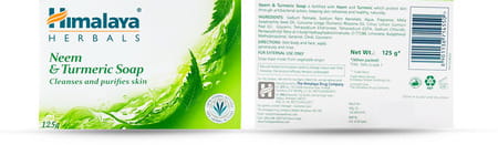 Himalaya Neem & Turmeric Soap | Cleanses And Purifies Skin | 125 Gm