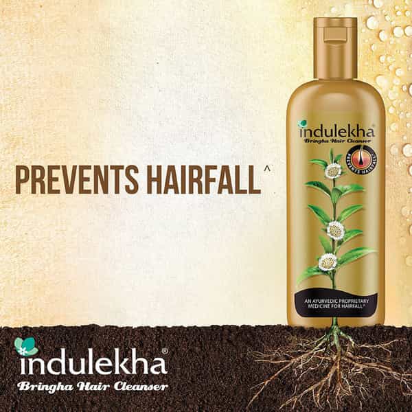 Indulekha Bringha Hair Cleanser Shampoo Bottle Of 200 Ml