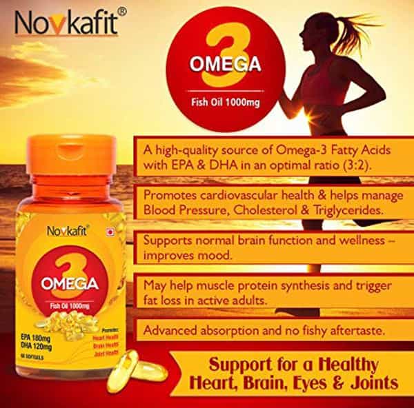 Fish Oil Omega 3 1000Mg Cap 60'S
