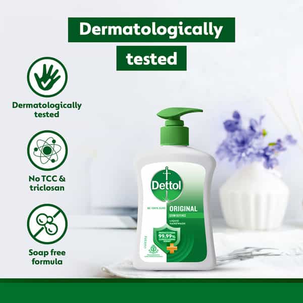 Dettol Original Liquid Handwash - 200 Ml With Dettol Liquid Handwash - 175 Ml (Any Variant)