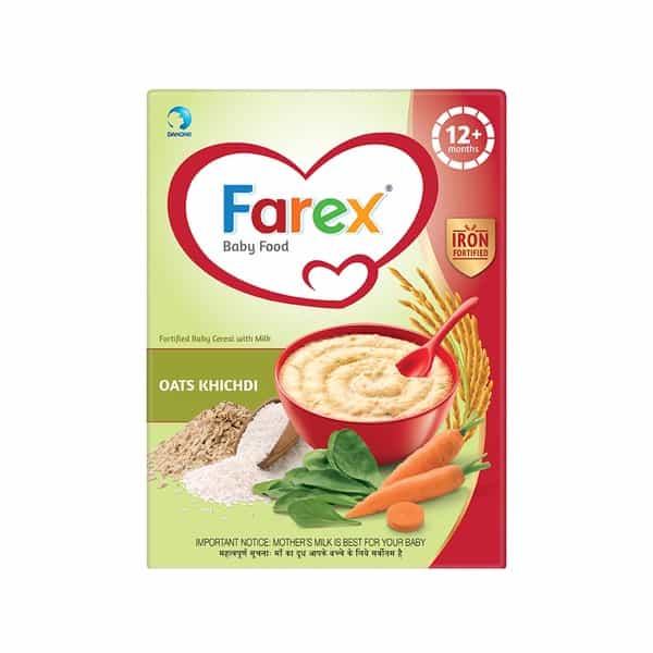 Farex Oats Khichdi Baby Food (12 Months+) Refill Of 300 G