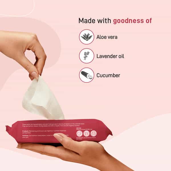 Sirona Intimate Wet Wipes For Cleaning Intimate Areas Ideal For Pre And Post Sex - Pack Of 10