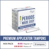 Sirona Premium Applicator Tampons Mix Pack - 8 Pcs