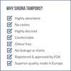 Sirona Premium Applicator Tampons Mix Pack - 8 Pcs
