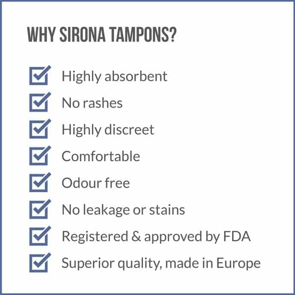 Sirona Premium Applicator Tampons Mix Pack - 8 Pcs