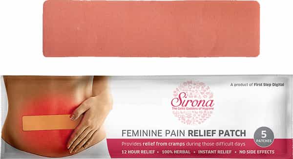 Sirona Feminine Cramp Relief Patch Packet Of 5 'S