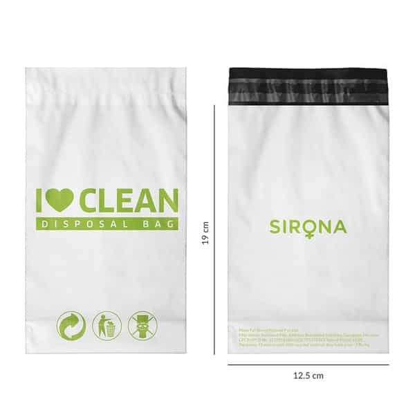 Sirona Sanitary And Diapers Disposal Bag - 15 Bags