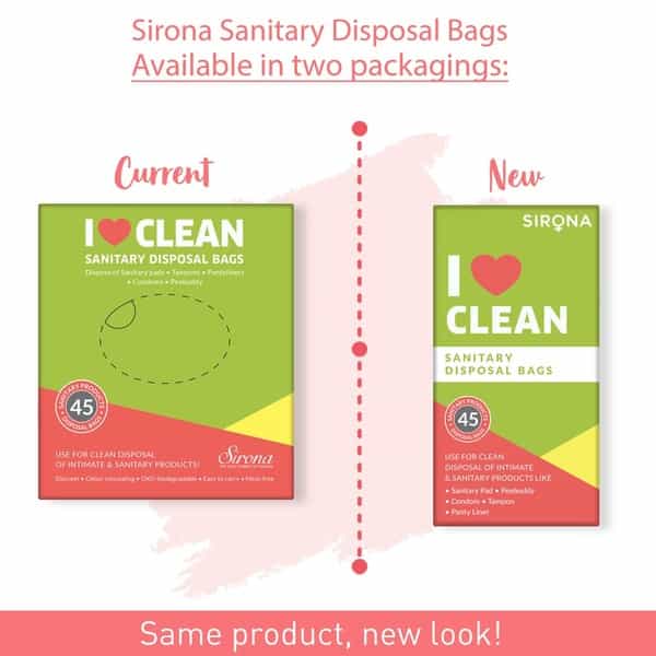 Sirona Sanitary And Diapers Disposal Bag Packet Of 45 'S