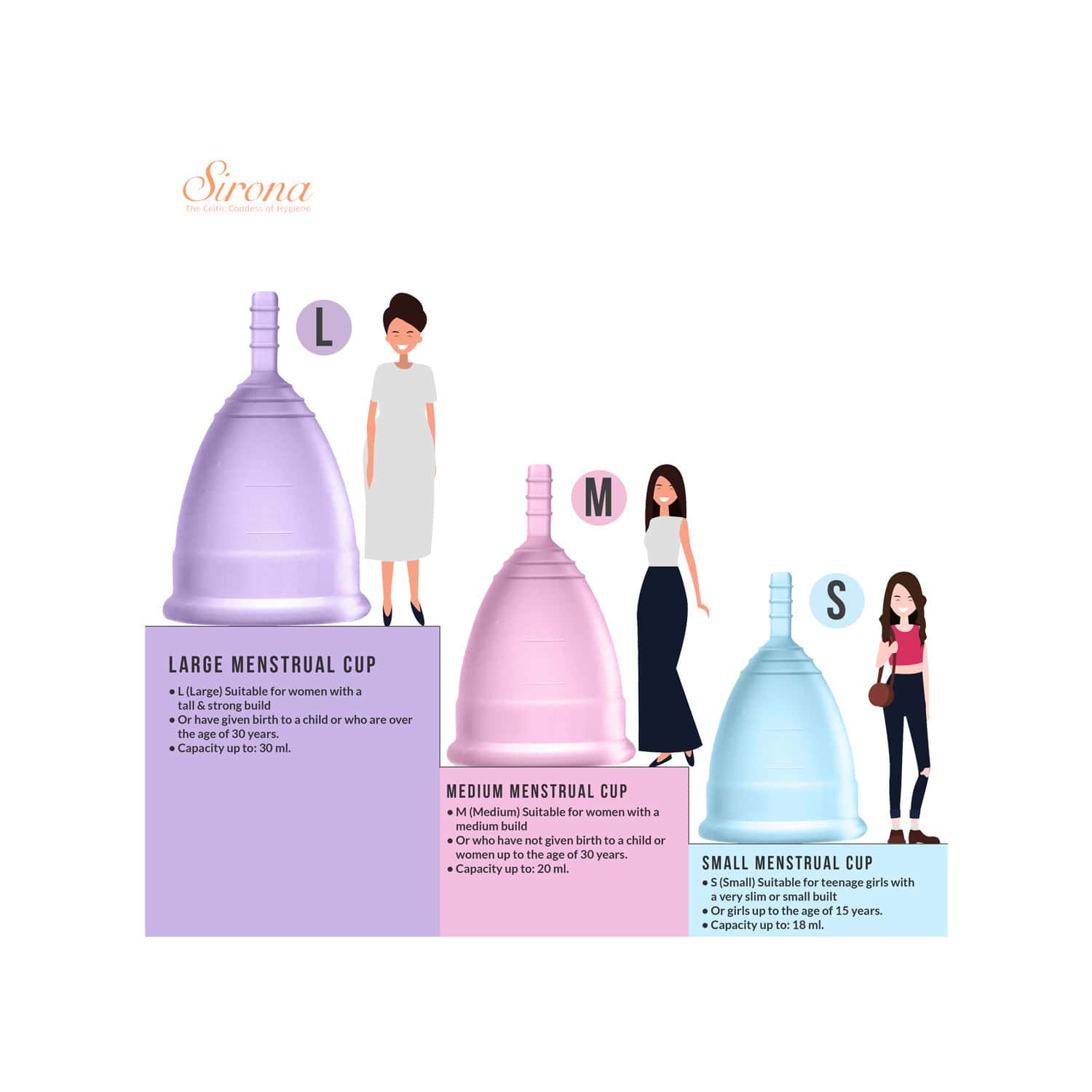Buy Sirona Reusable Size M Menstrual Cup Online at Flat 18 OFF