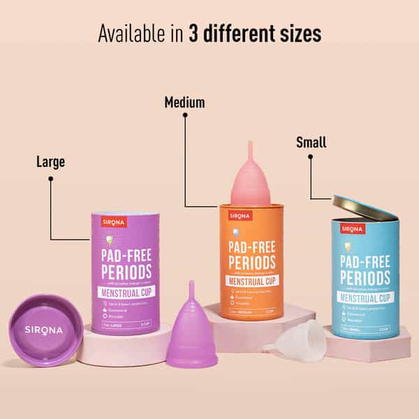 Sirona Reusable Size M Menstrual Cup