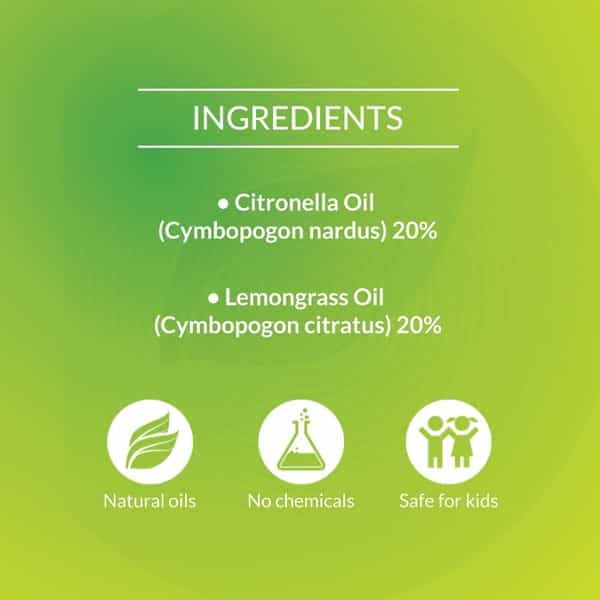 Bodyguard - Herbal Fabric Roll On With Citronella And Lemongrass Oil - 8 Ml + 2 Ml Extra
