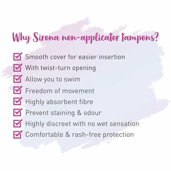 Sirona Fda Approved Premium Digital Tampon (Regular Flow) - 20 Tampon