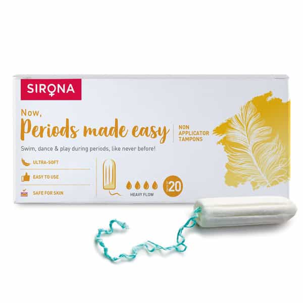Sirona Premium Digital Tampon (Heavy Flow) Packet Of 20
