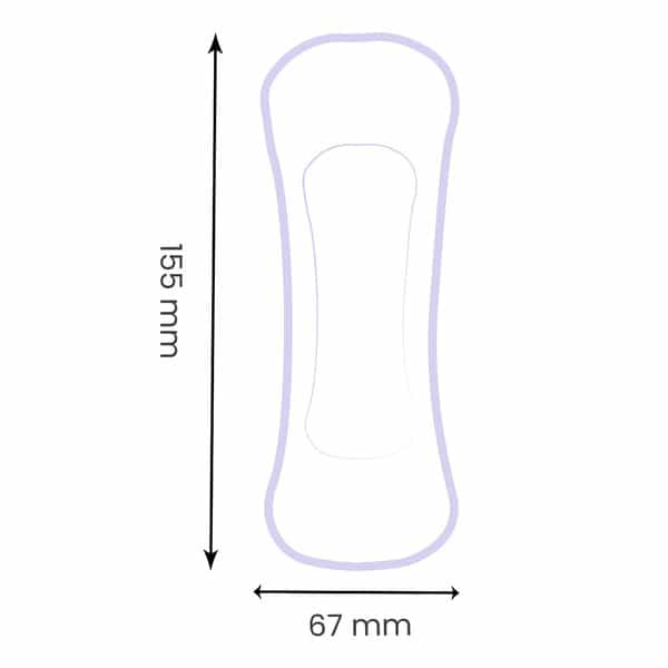 Sirona Ultra-Thin Premium Panty Liners (Regular Flow) 60 Counts - Small