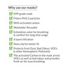 Bodyguard Reusable Activated Carbon(Large) N99 Mask