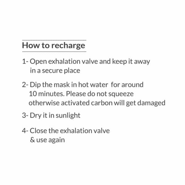 Bodyguard Reusable Activated Carbon(Large) N99 Mask