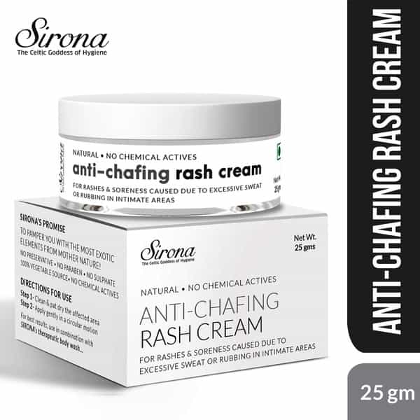 Sirona Natural Anti Chafing Rash Cream- 25 Gm