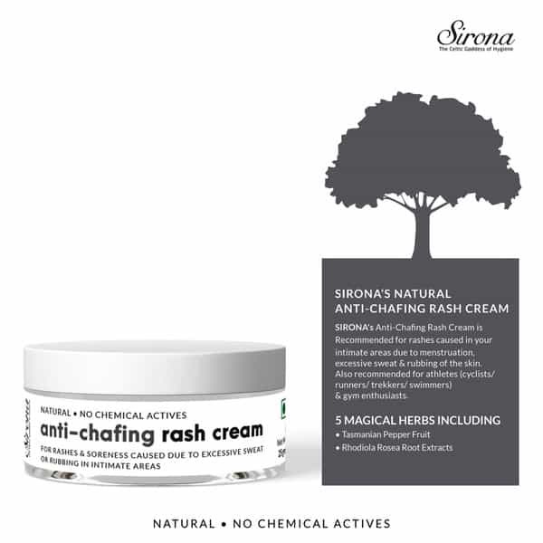 Sirona Natural Anti Chafing Rash Cream- 25 Gm