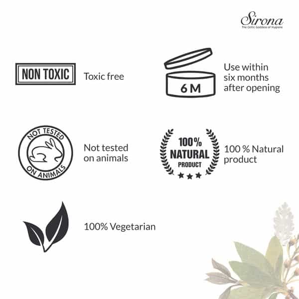 Sirona Natural Anti Chafing Rash Cream- 25 Gm